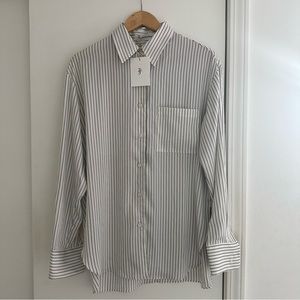 The Frankie shop lui satin shirt